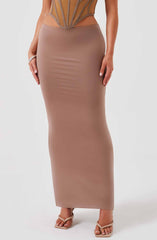 Astrid Maxi Skirt - Chocolate Skirt Babyboo Fashion Premium Exclusive Design