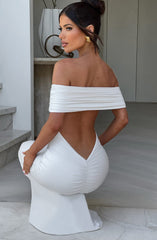 Belinda Maxi Dress - Ivory Dress XS Babyboo Fashion Premium Exclusive Design