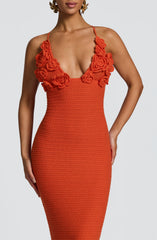 Celaena Maxi Dress - Orange Dress Babyboo Fashion Premium Exclusive Design