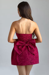 Elenora Mini Dress - Red Dress Babyboo Fashion Premium Exclusive Design
