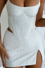 Erika Corset - Ivory Tops Babyboo Fashion Premium Exclusive Design
