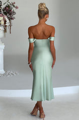 Jennifer Midi Dress - Mint Dress Babyboo Fashion Premium Exclusive Design
