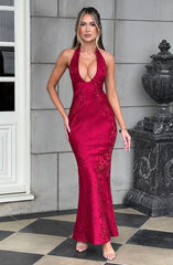 Josephine Maxi Dress - Red Dress Babyboo Fashion Premium Exclusive Design