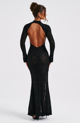 Lourdes Maxi Dress - Black Dress Babyboo Fashion Premium Exclusive Design