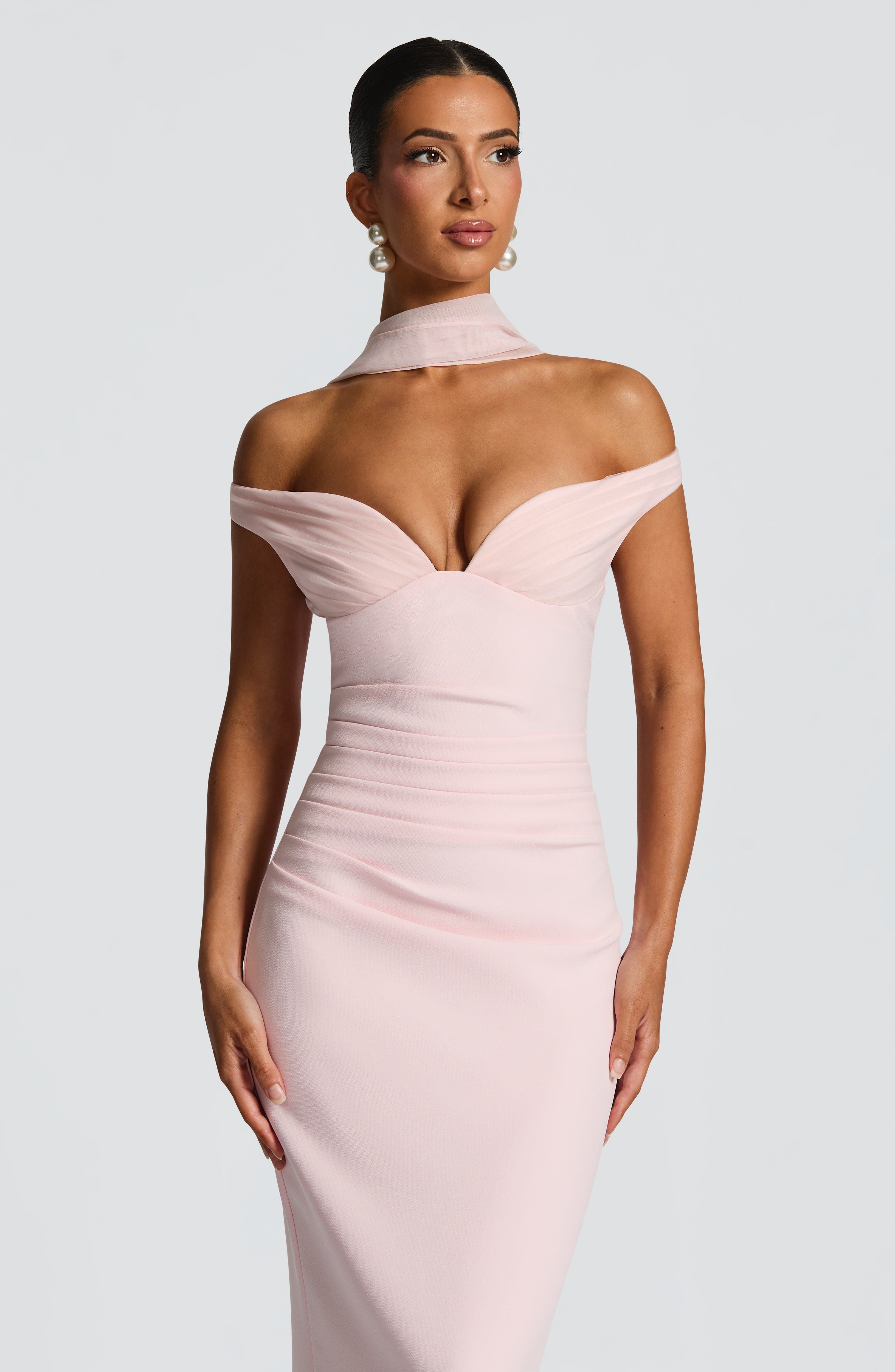 Abigail Maxi Dress - Blush Dress Babyboo Fashion Premium Exclusive Design