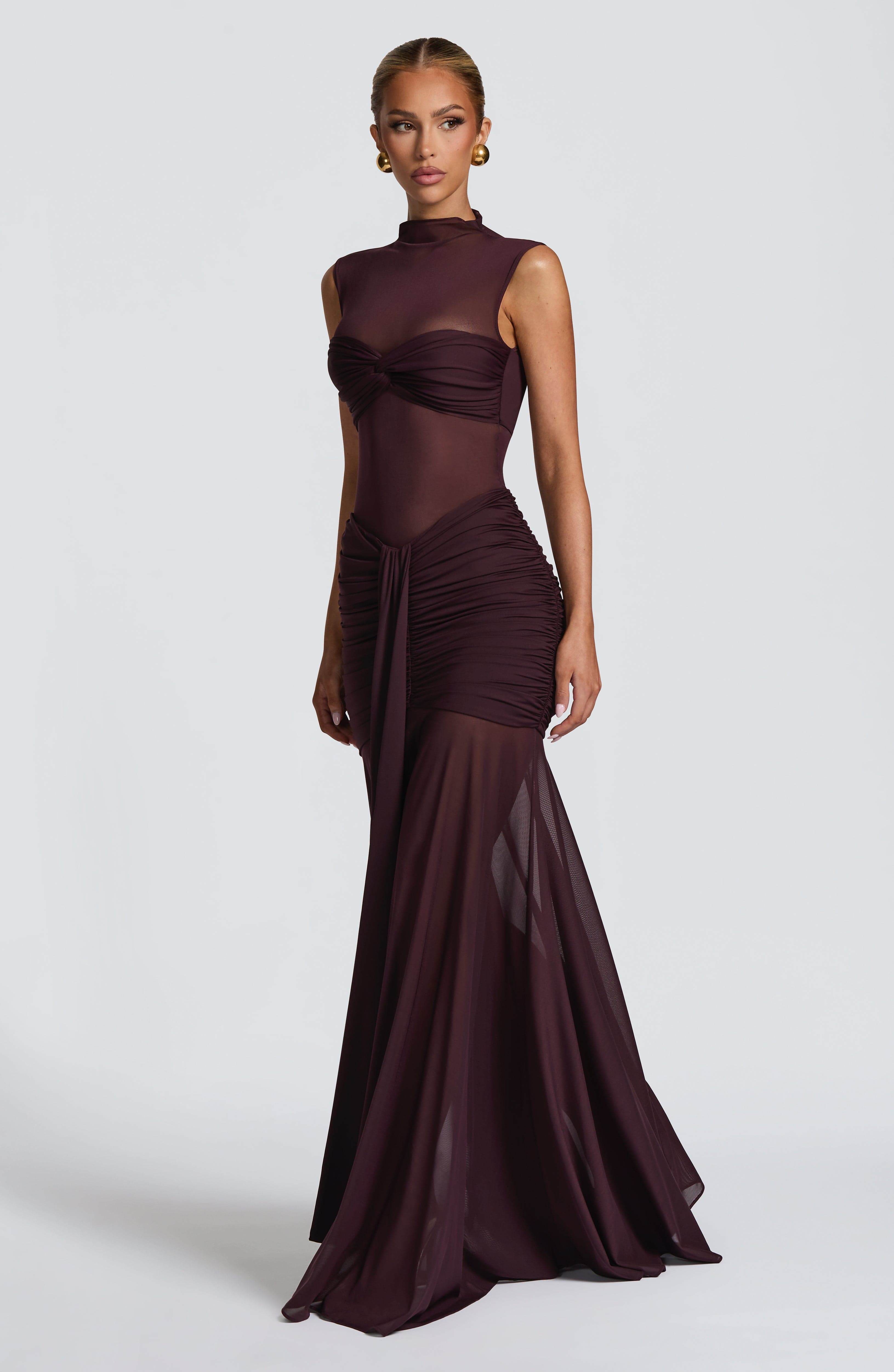 Adina Top - Plum Tops Babyboo Fashion Premium Exclusive Design