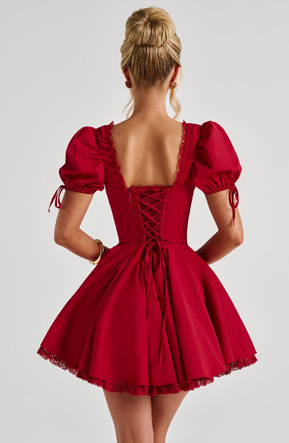Annie Mini Dress - Red Dress Babyboo Fashion Premium Exclusive Design