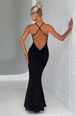 Constantina Maxi Dress - Black Dress Babyboo Fashion Premium Exclusive Design