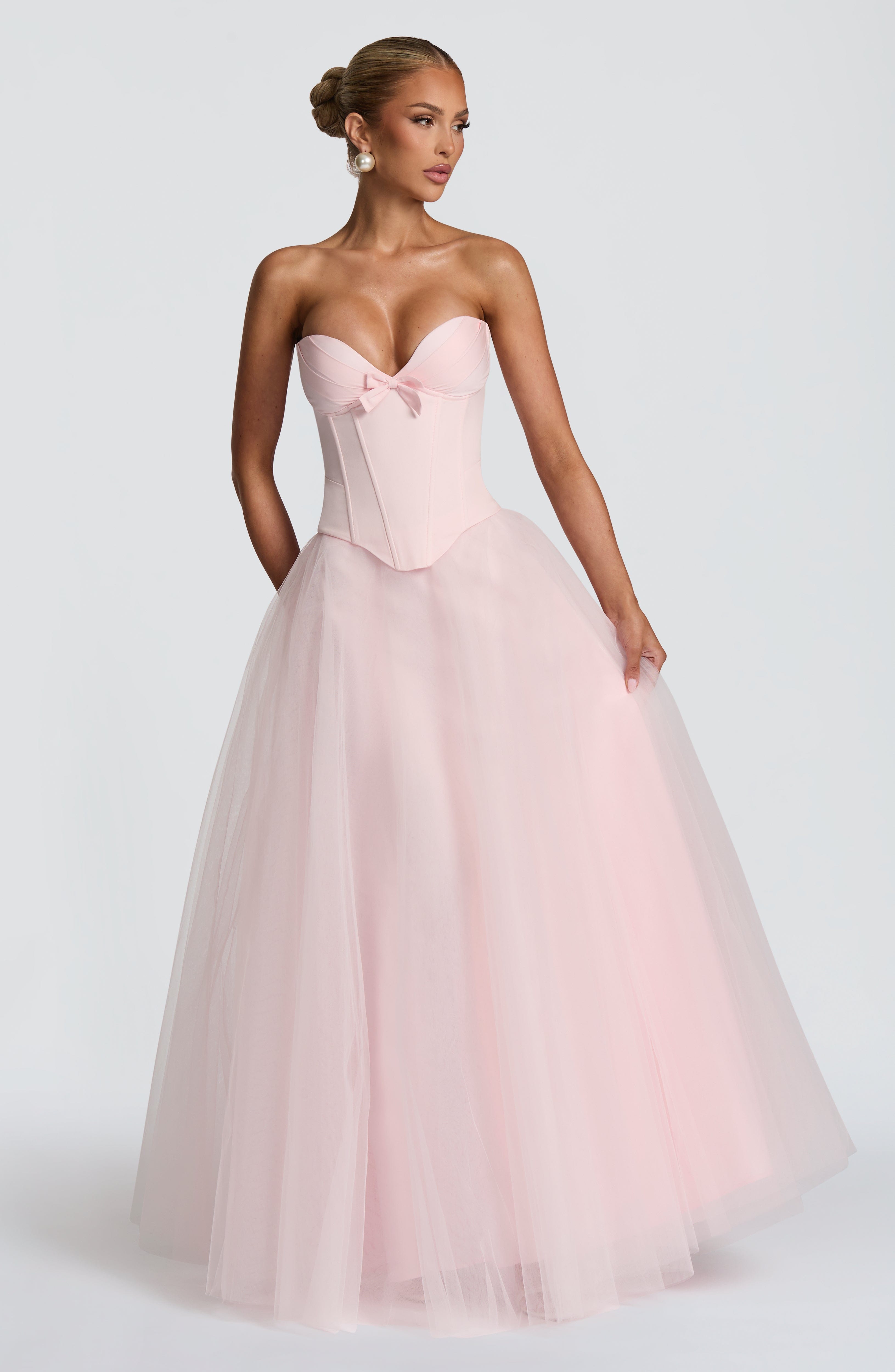 Ethel Maxi Skirt - Blush Skirt Babyboo Fashion Premium Exclusive Design