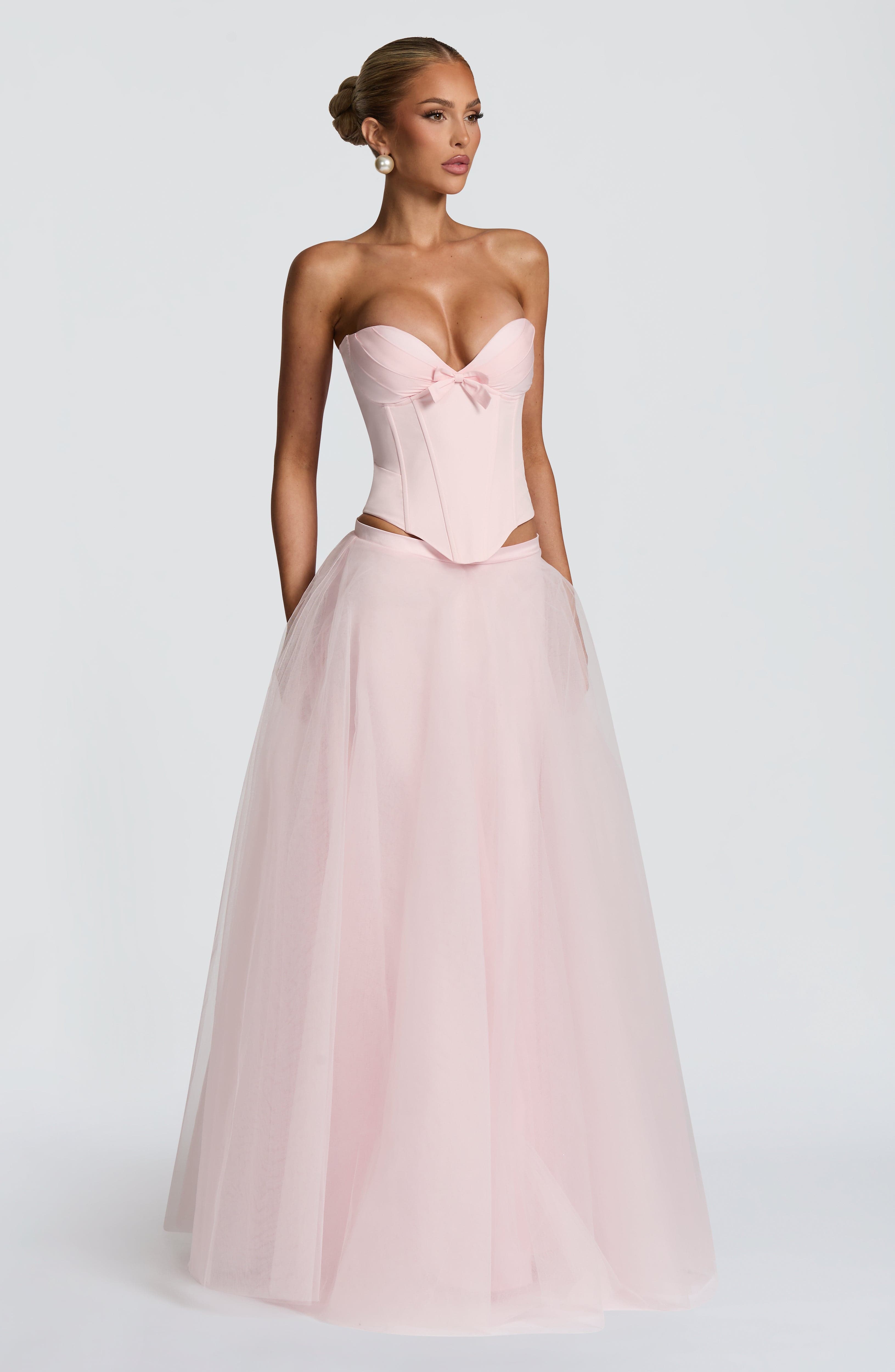 Ethel Maxi Skirt - Blush Skirt Babyboo Fashion Premium Exclusive Design