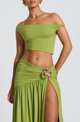 Eva Top - Olive Top Babyboo Fashion Premium Exclusive Design