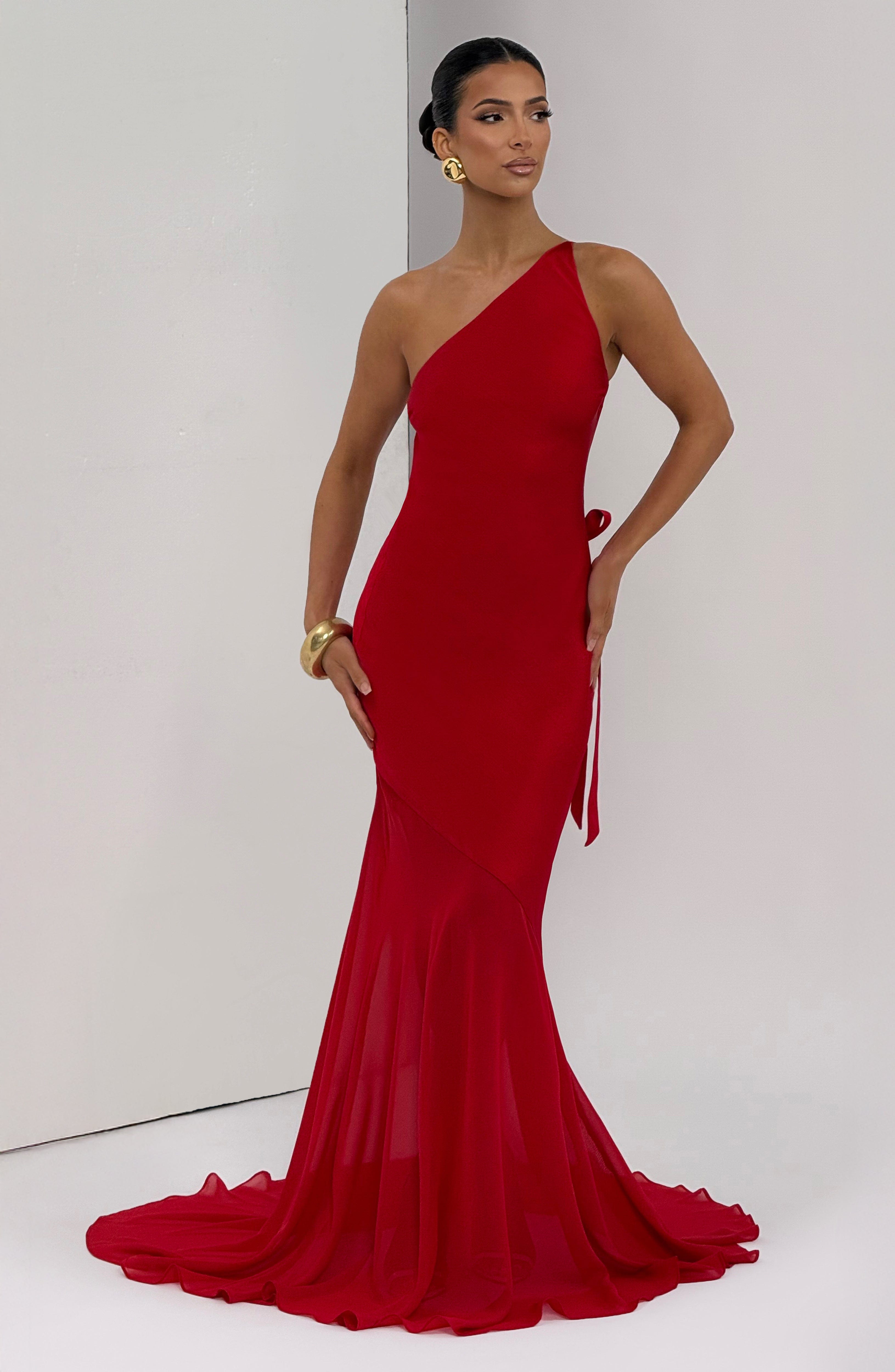 Fable Gown - Red Dress Babyboo Fashion Premium Exclusive Design