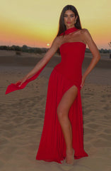 Maliyah Maxi Dress - Red Dress Babyboo Fashion Premium Exclusive Design